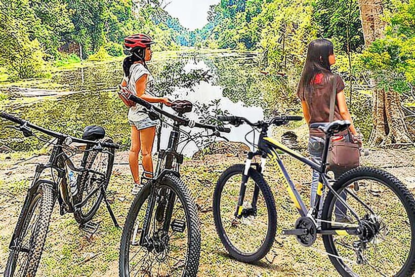 Half-Day Cycling to Discover Battambang's Rural Livelihoods - Three religious structures and detailed craftsmanship