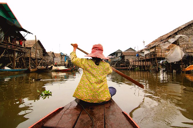 Half Day Kampong Phluk with Sunset, Boat and Guide from Siem Reap - Two hours on Tonle Sap Lake
