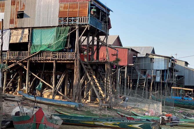 Half Day Kampong Pluk Fishing Village with Sunset Private Tour - Seeing Kampong Phluk’s tall wooden homes