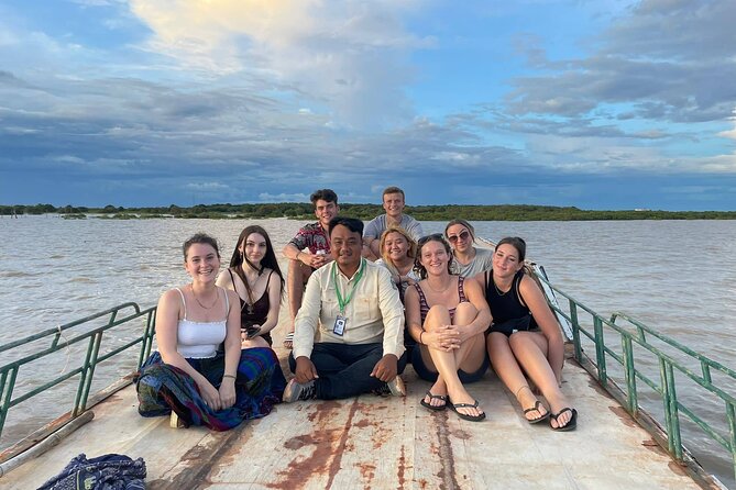 Half Day Kompong Pluck stilt home Village on Tonle Sap & Sunset - Seeing the village from the water