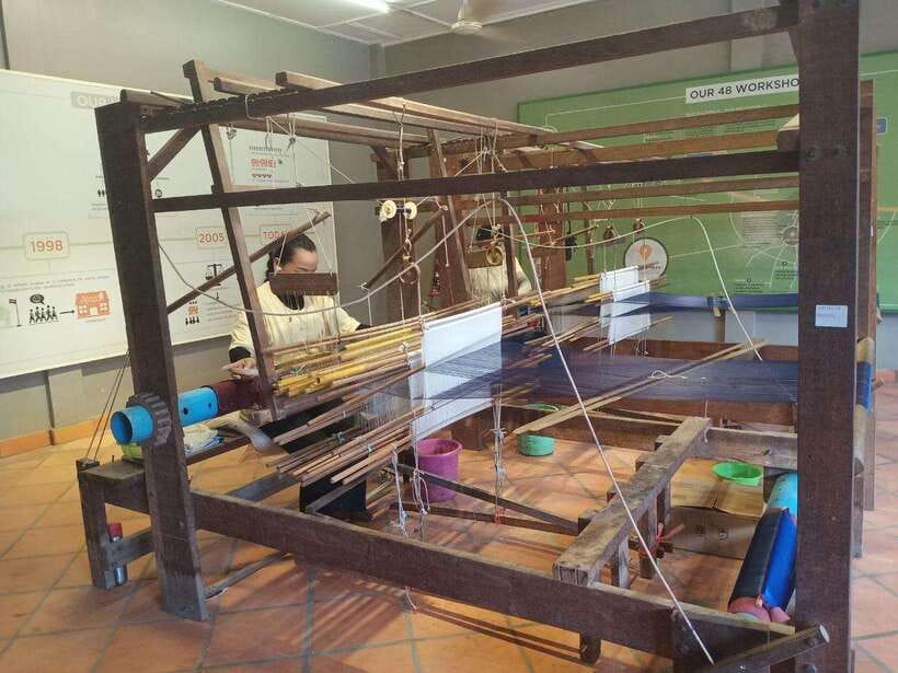 Half Day Trip: Silk Farm, Satcha, and Senteur d'Angkor Tour - Six bamboo workshops at Satcha Handicraft Center