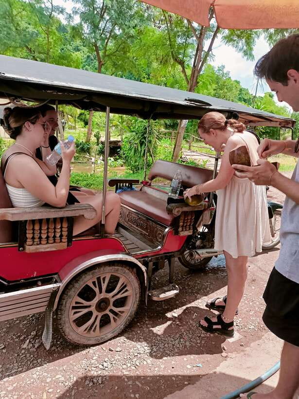 Kampot Countryside include Pepper farm,Kep crab market beach - Salt fields and the work behind Kampot’s salt