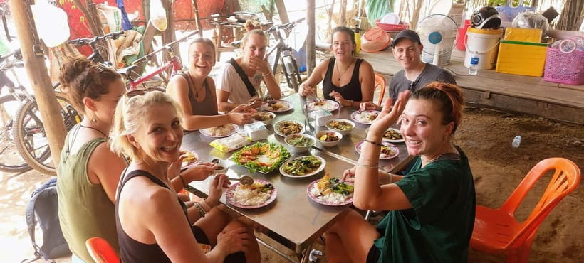 Kampot: Cultural Bike Experience - Local Life & Countryside - Wat Chum Kriel and the first monastery visit