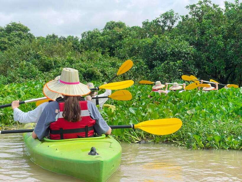 Kayaking & Floating Village in Siem Reap - Reaching Mechrey floating village by boat