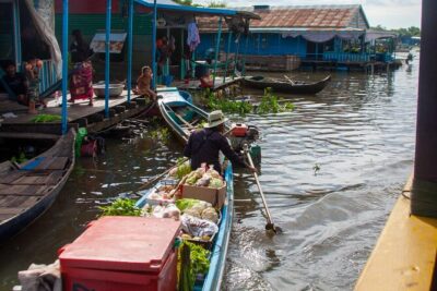 Kayaking & Floating Village in Tonle Lake