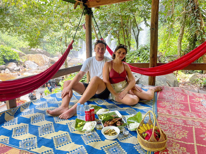 Kulen Mountain Day Trip with Picnic & Kulen Elephant Forest - The waterfall picnic and the best pause of the day