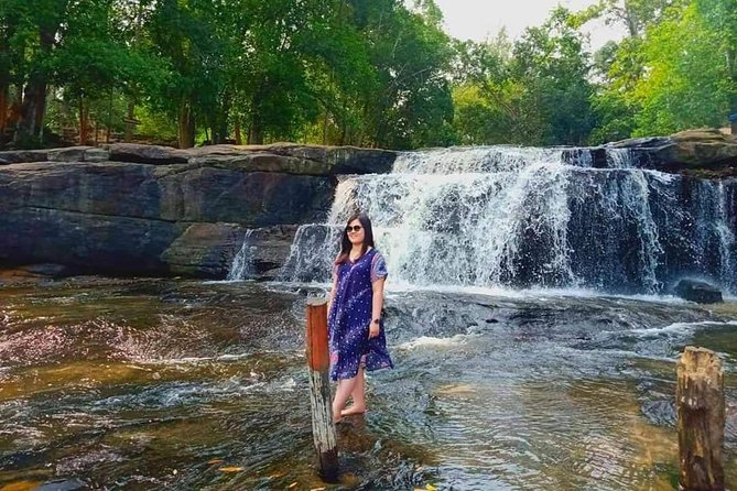 Kulen Mountain Waterfall-1000 Lingas -Siem Reap Tour - Swimming and lunch at Phnom Kulen Waterfall