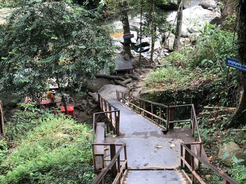 Kulen National Park and Tonle Sap Lake | Private Tours - The waterfall and a welcome swim