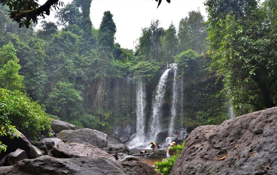 Kulen Waterfall: Rise and Shine with Cliff, Village w/ Guide - The sugar-palm cake village and Cambodian countryside