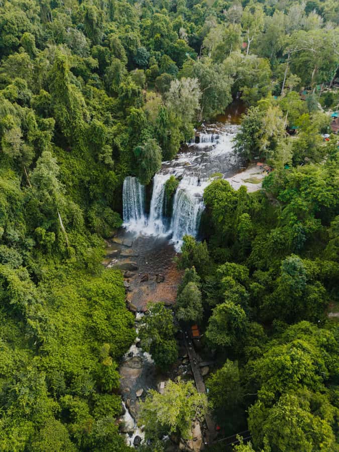 Kulen Waterfall: Rise and Shine with Cliff, Village w/ Guide - The drive from Siem Reap in an air-conditioned van