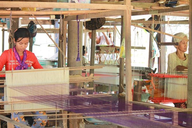 Mekong Silk Island Cruise - Unlimited Beer, Soft Drinks & Fresh Fruit Platter - Seeing Silk Made by Hand