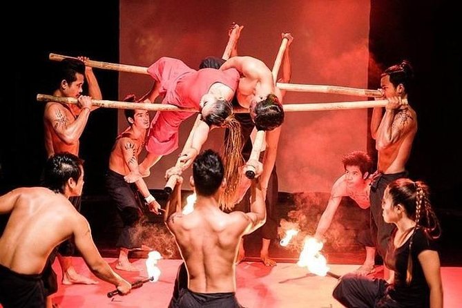 Phare: The Cambodian Circus Show with Pick up & Drop off - Food, the shop, and timing your evening