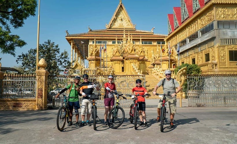 Phnom Penh: Bike & Boat Tour / E-Bike Available - Riding the Mekong trails before sunset