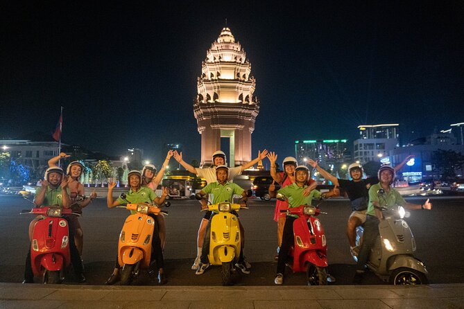 Phnom Penh Evening Foodie Vespa Tour / Tuk Tuk Available - Key points at a glance
