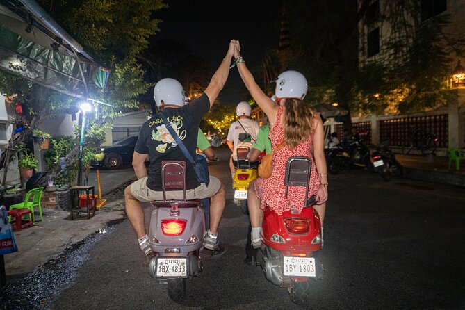 Phnom Penh Evening Foodie Vespa Tour / Tuk Tuk Available - The opening ride through Phnom Penh