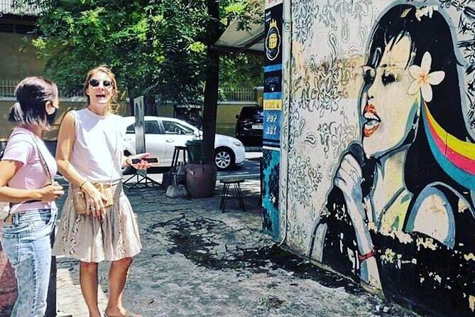 Phnom Penh's Morning Market and Street Art Tour by Tuk tuk - Independence Monument: art in a back alley
