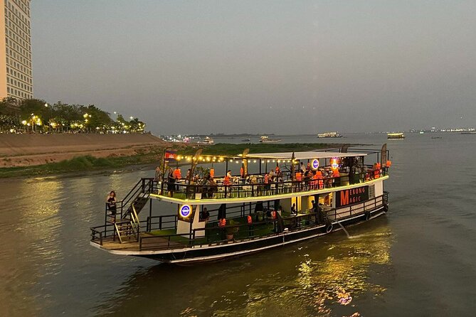 Phnom Penh: Sunset Cruise- Free Cold Beers, Sodas & fruit platter - Key points at a glance