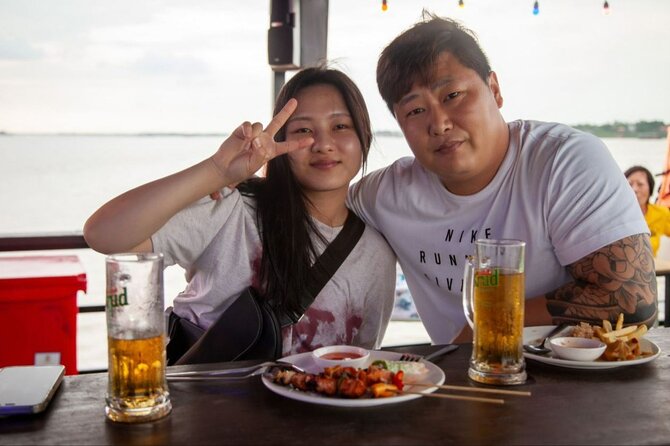 Phnom Penh: Sunset Cruise- Free Cold Beers, Sodas & fruit platter - What you can see from the water