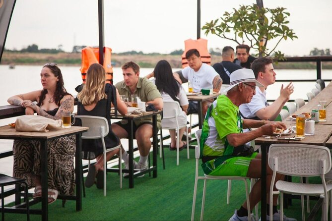 Phnom Penh: Sunset Cruise- Free Cold Beers, Sodas & fruit platter - Is $17.49 a fair price?