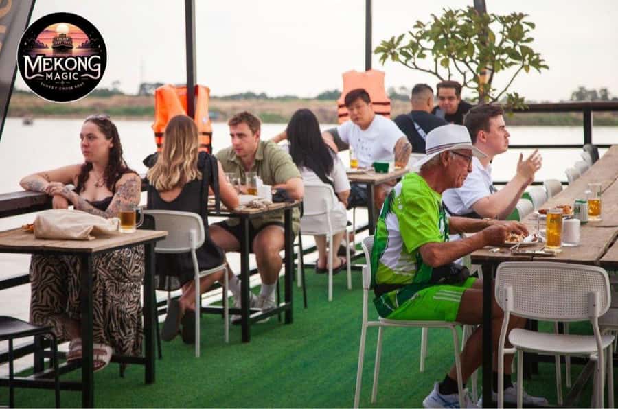Phnom Penh: Sunset Cruise with Unlimited Beers & BBQ Buffet - Boarding before the 5pm departure