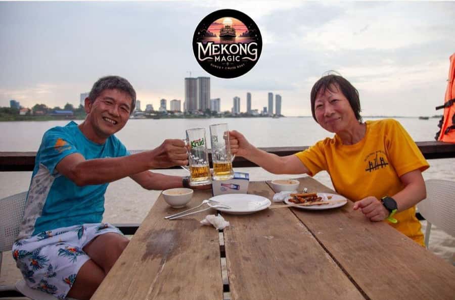 Phnom Penh: Sunset Cruise with Unlimited Beers & BBQ Buffet - The atmosphere on board
