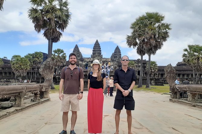 Private guided Full -day Angkor tour with sun set - Phnom Bakheng finishes the day above Angkor