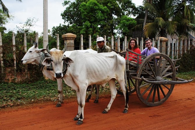 Private Ox Cart Ride and Local village Experience from Siem Reap - Climbing Onto the Ox Cart