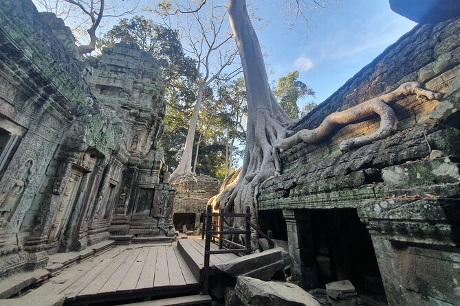 Private Sunrise and Sunset Angkor Park Tour with Rest Mid-Day - Phnom Bakheng sunset and the final climb