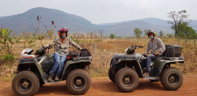 Siem Reap: 4-Hour Countryside Quad Bike Tour - Riding through rice fields and village roads