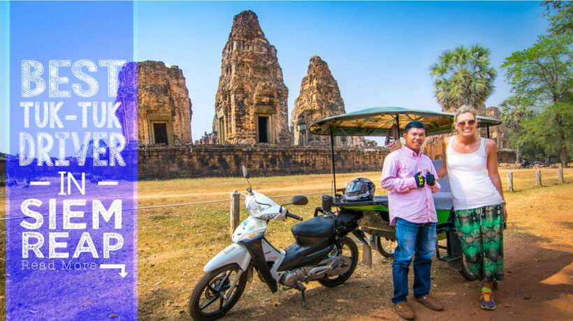 Siem Reap: Angkor Wat Private Tour by Tuk-Tuk - Bayon’s many stone faces