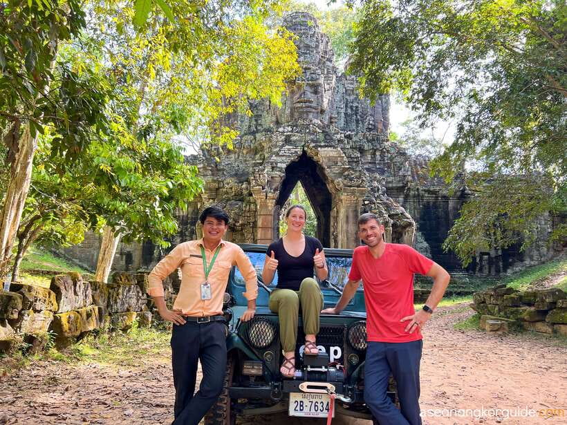 Siem Reap: Angkor Wat Sunrise and Market Tour by Jeep - Ta Nei for a quieter jungle-temple feeling