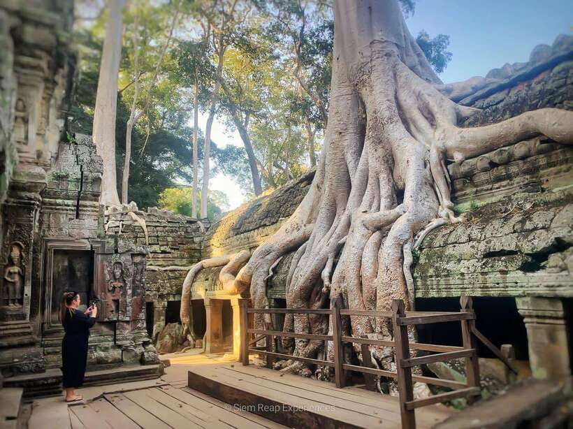 Siem Reap: Angkor Wat Sunrise or Sunset Guided Tour - The South Gate gives you the big stone entrance