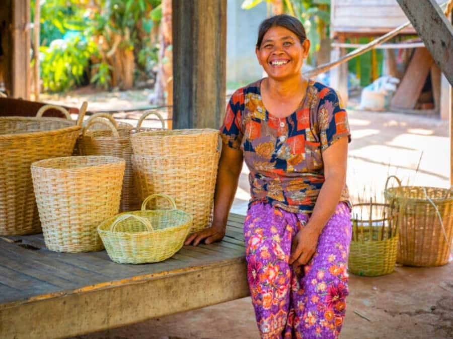 Siem Reap: Authentic Eco Village Walk and Cooking Class Tour - Leaving Siem Reap for a rural Cambodian community