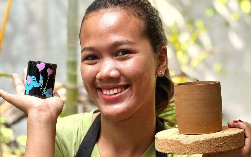 Siem Reap: Cambodian Pottery Class - Khmer carvings and your own design