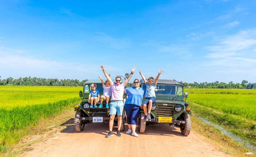 Siem Reap: Countryside Jeep Tour / SUV Car Available - A Buddhist Blessing at Svay Romiet Pagoda
