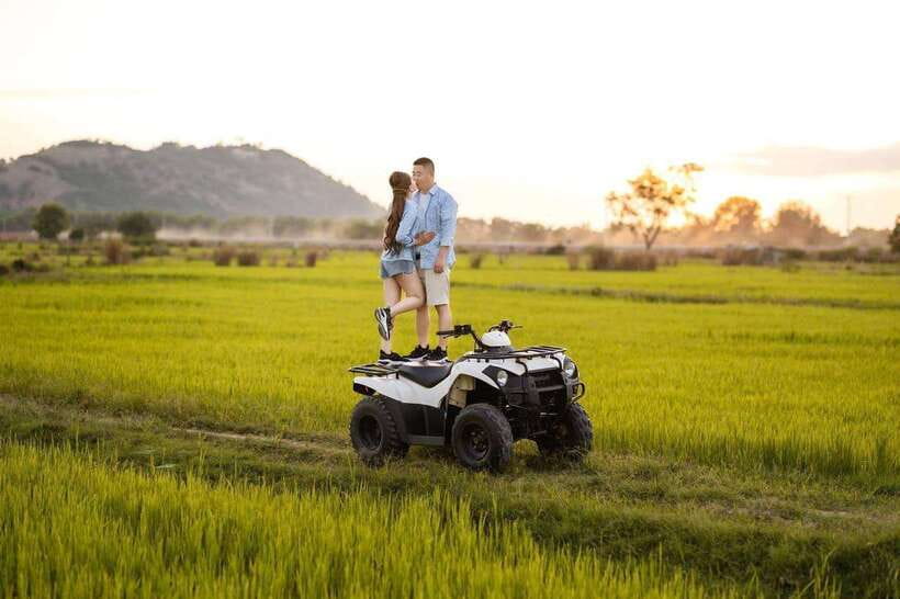 Siem Reap: Countryside Quad Tour - Leaving Siem Reap by tuk-tuk