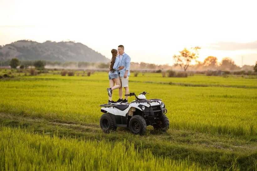 Siem Reap: Countryside Quad Tour - The 1.5-hour route and its monastery stop