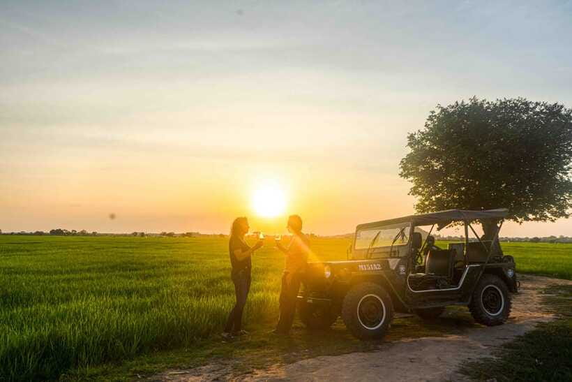 Siem Reap: Countryside Sunset Jeep Tour / SUV Available - The winery stop and what to clarify