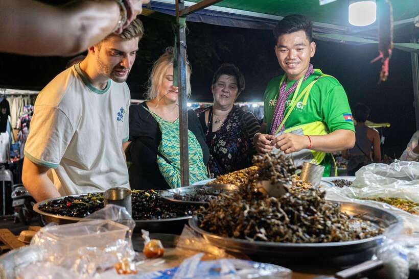 Siem Reap: Evening Food Tour with 10 Local Tastings - How much food and value you get for $35