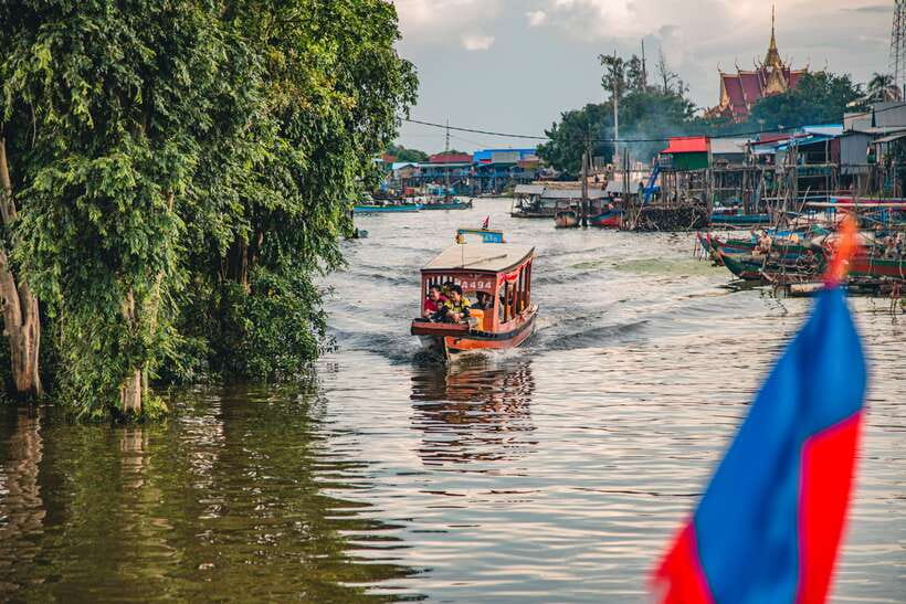 Siem Reap Floating Village Sunset Jeep Tour or SUV Car - The two-hour sunset boat ride