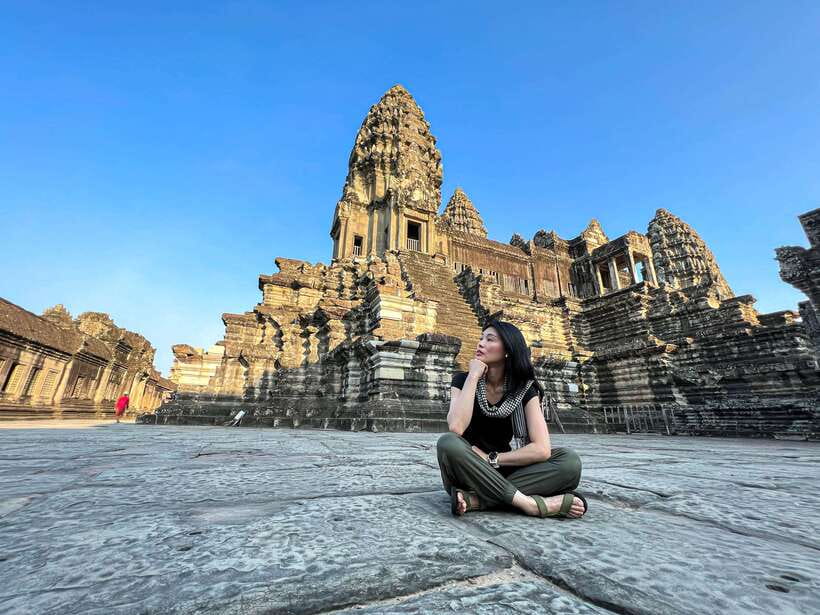Siem Reap: Full Day Angkor Wat Temple Experience with Sunset - Lunch and palm sugar at Phum Preah Dak