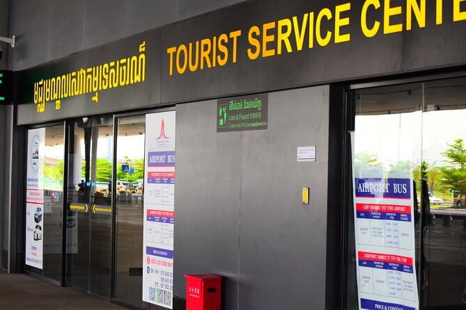 Siem Reap International Airport Shared Shuttle Bus Transfer - The 7 Makara Road town stop