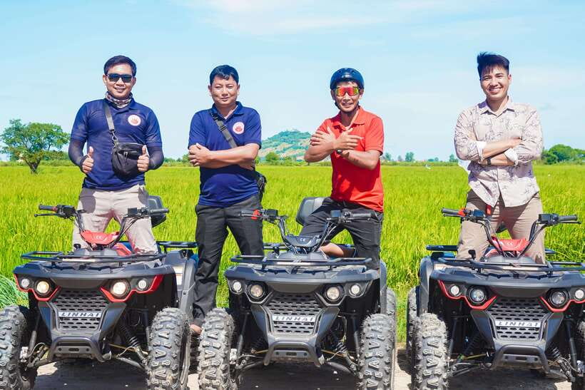 Siem Reap: Khmer Village and Fish Farm ATV Tour - Rice paddies and the farming countryside