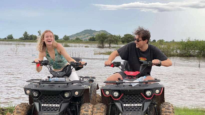 Siem Reap: Khmer Village and Fish Farm ATV Tour - Pickup and the short trip to the starting point