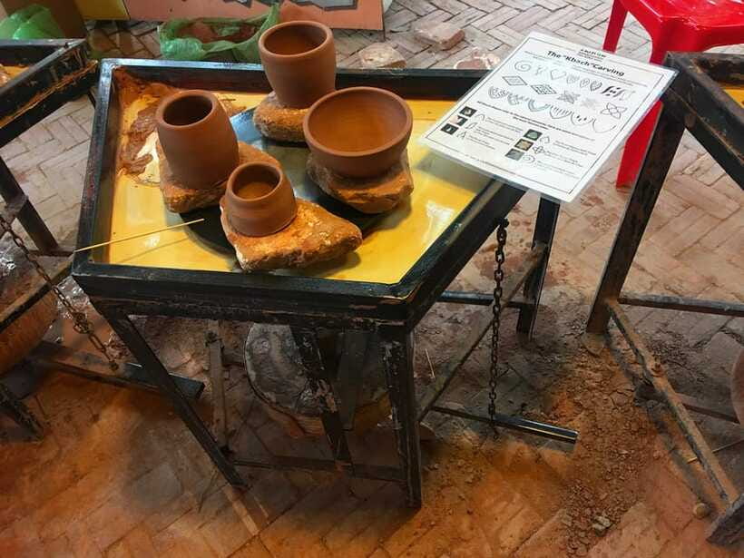 Siem Reap : Pottery Classes with Transfer round trip - Khmer designs and the handmade souvenir question