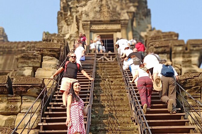 Siem Reap Private Day Tour: Angkor Wat Sunrise, Bayon & Ta Prohm - Angkor Wat: three hours with Cambodia’s main symbol