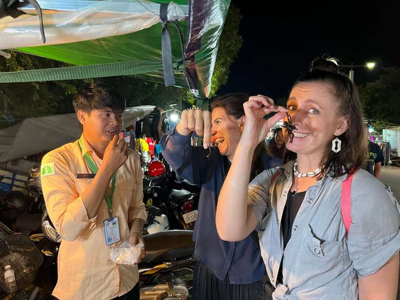 Siem Reap: Small Group Street Food Tour with Tuk-Tuk Ride - Guides, drivers, and the human side of the outing