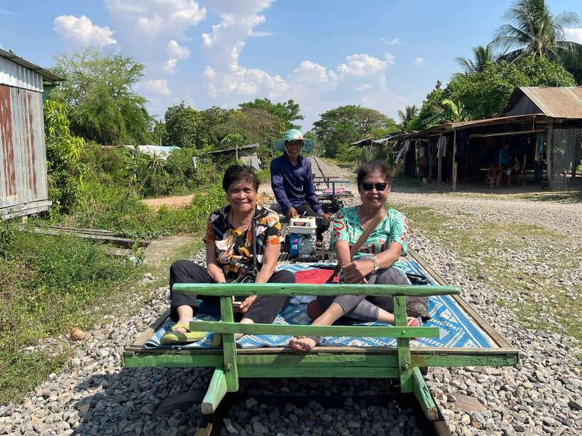 Siem Reap to Battambang: Bamboo Train and Bat Cave - Wat Ek Phnom and its 11th-century stones