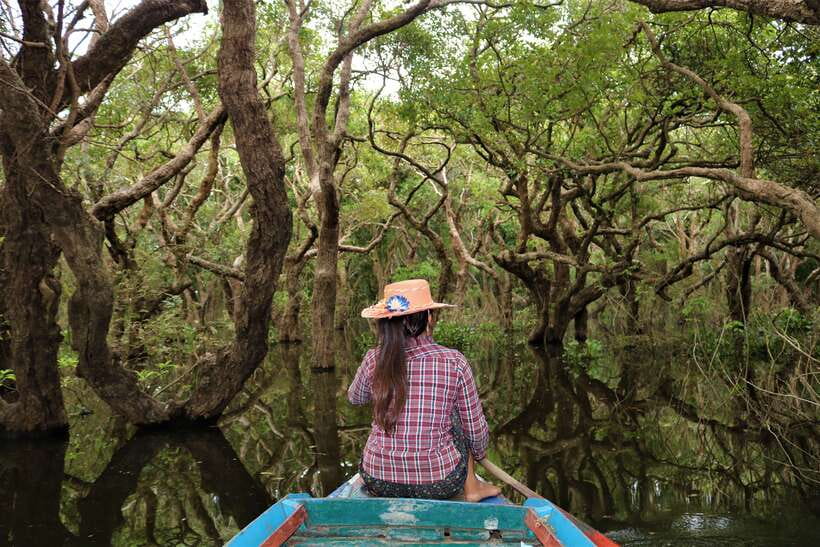 Siem Reap: Tonle Sap Lake - Fishing Village & Flooded Forest - The 40-minute ride through Siem Reap’s countryside