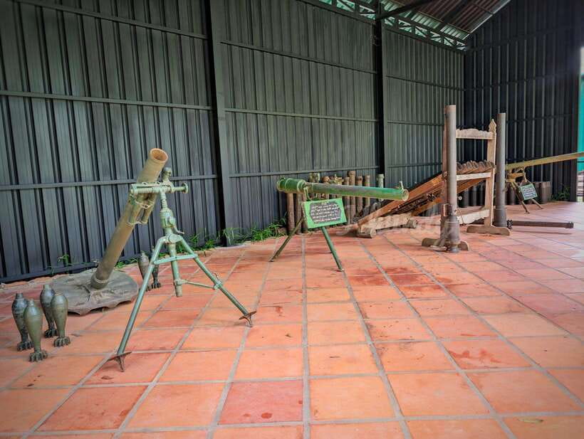 Siem Reap: War Museum included Ticket & Free Round trip - Smaller artifacts add human detail